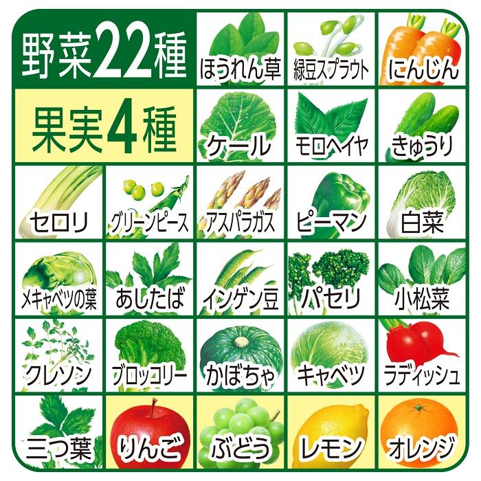 充実野菜 伊藤園 緑の野菜ミックス 200ml 紙パック 72本 (24本入×3