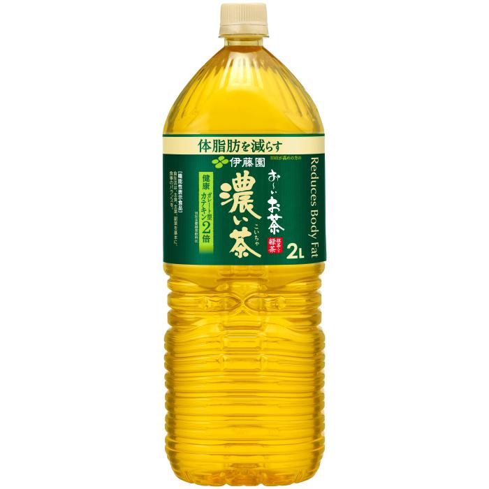 お〜いお茶 伊藤園 濃い茶 2L ペットボトル 12本 (6本入×2 まとめ買い