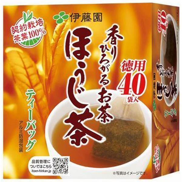 伊藤園 香りひろがるお茶 ほうじ茶ティーバッグ 40袋×6箱入 焙じ茶｜softdrink｜02