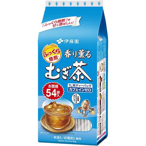 伊藤園（ITO EN） 香り薫るむぎ茶ティーバッグ 54袋×20個 (10個入×2