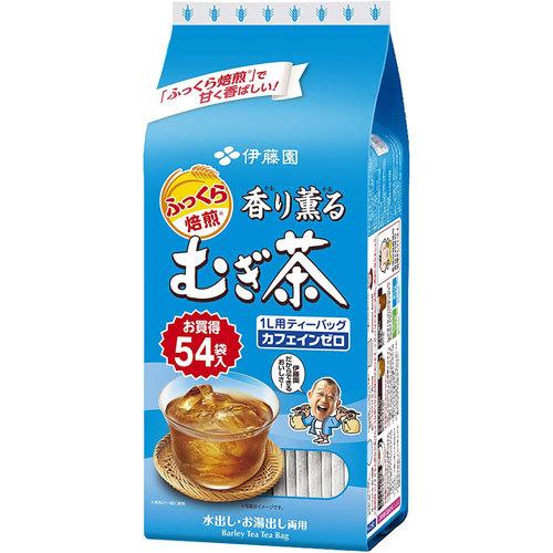 伊藤園 香り薫るむぎ茶ティーバッグ 54袋×10個入 〔お茶〕｜softdrink｜02