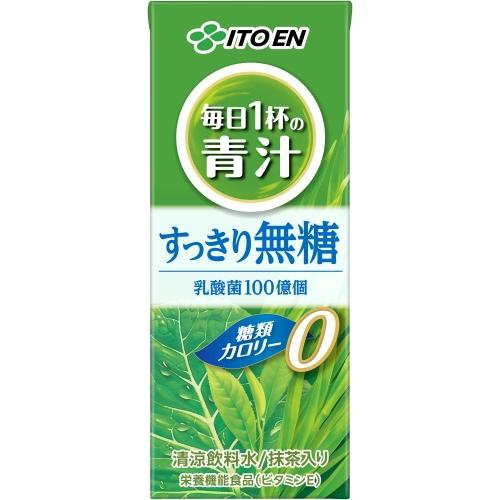毎日1杯の青汁 伊藤園 すっきり無糖 200ml 紙パック 24本入 青汁 無糖