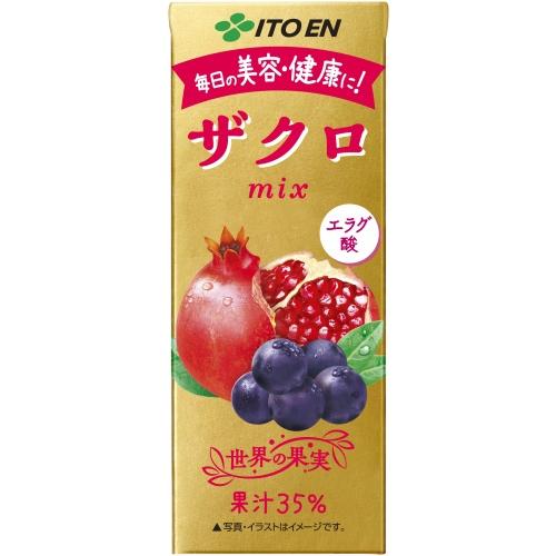伊藤園（ITO EN） ザクロmix 200ml 紙パック 96本 (24本入×4
