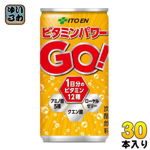 伊藤園（ITO EN） ビタミンパワーGO！ 190ml 缶 30本入 〔爆買