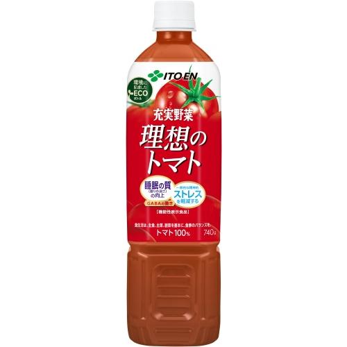 充実野菜 伊藤園 理想のトマト 740g ペットボトル 15本入 野菜ジュース