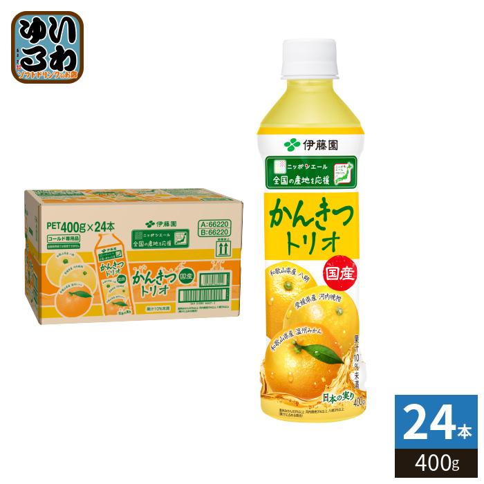 伊藤園（ITO EN） ニッポンエール 国産かんきつトリオ 400g ペット