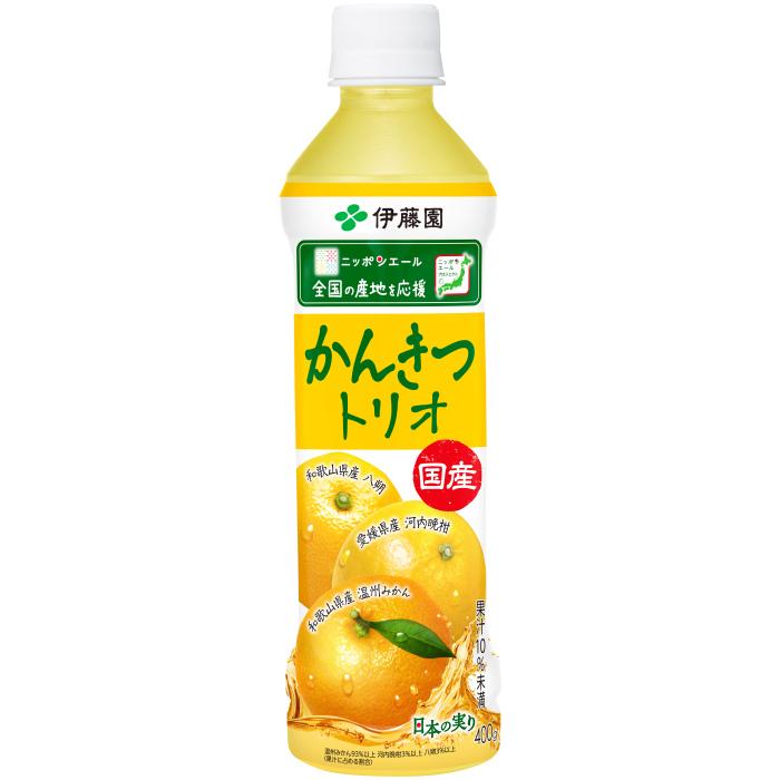 伊藤園（ITO EN） ニッポンエール 国産かんきつトリオ 400g ペット