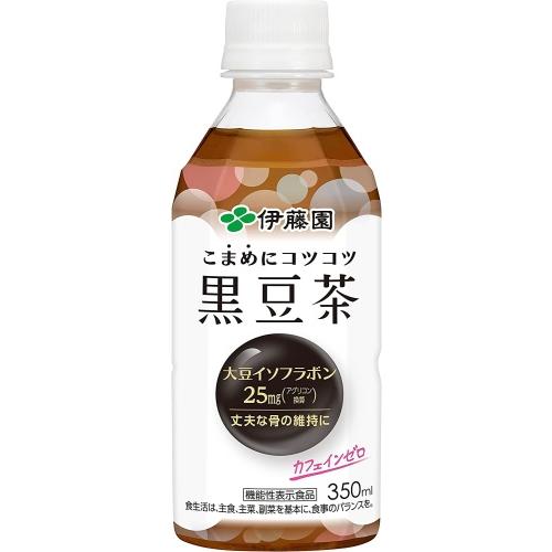 伊藤園 こまめにコツコツ 黒豆茶 350ml ペットボトル 24本入 〔お茶 機能性表示食品〕｜softdrink｜02