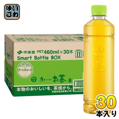 お〜いお茶 伊藤園 緑茶 ラベルレス 460ml ペットボトル 30本入 おーい