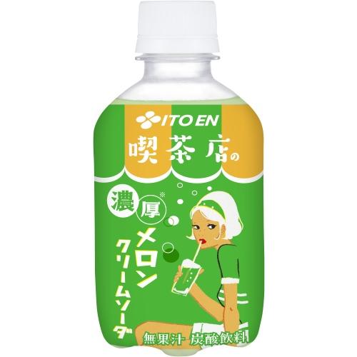 伊藤園 喫茶店の 濃厚メロンクリームソーダ 270ml 24本入 炭酸飲料 昭和 レトロ メロン 濃厚｜softdrink｜02