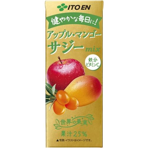 伊藤園（ITO EN） アップル・マンゴー サジーミックス 200ml 紙パック