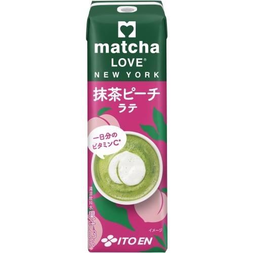 伊藤園（ITO EN） matcha LOVE NEW YORK 抹茶ピーチラテ 240ml 紙