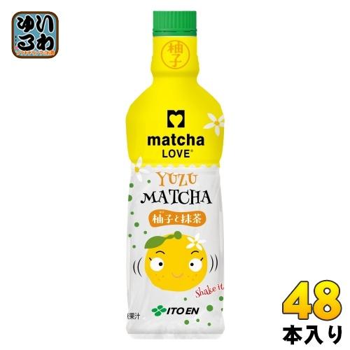 伊藤園（ITO EN） パウダーイン 抹茶ラブ 柚子と抹茶 475ml ペット