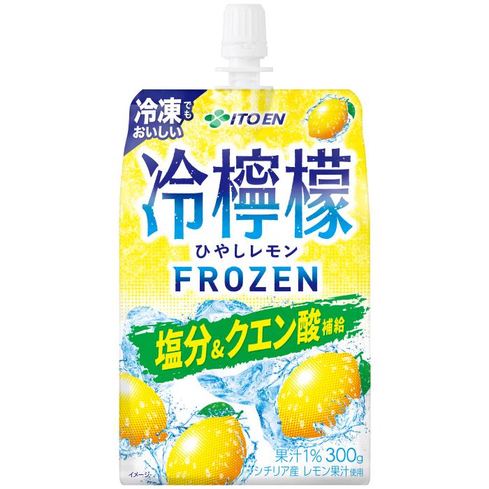 伊藤園（ITO EN） 冷檸檬 300g パウチ 30個入 熱中症対策飲料 ゼリー