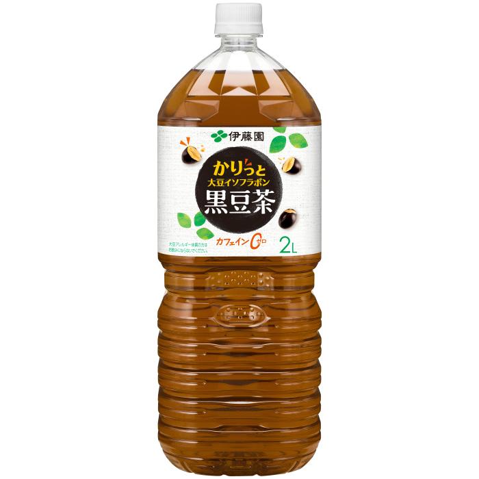 伊藤園（ITO EN） かりっと大豆イソフラボン 黒豆茶 2L ペットボトル 6