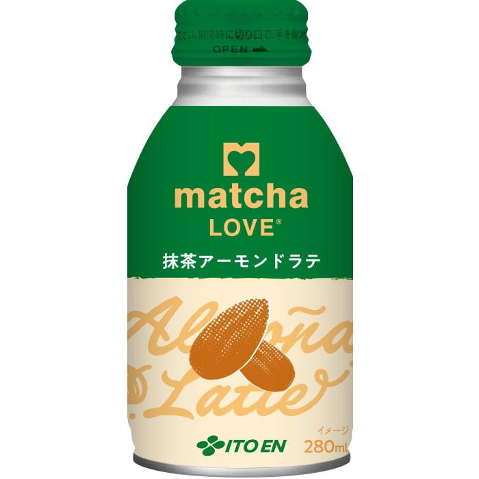 伊藤園（ITO EN） matcha LOVE 抹茶アーモンドラテ 280ml ボトル缶 24