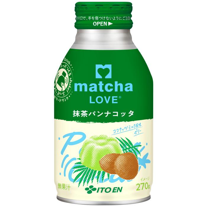 伊藤園（ITO EN） matcha LOVE 抹茶パンナコッタ 270g ボトル缶 24本入