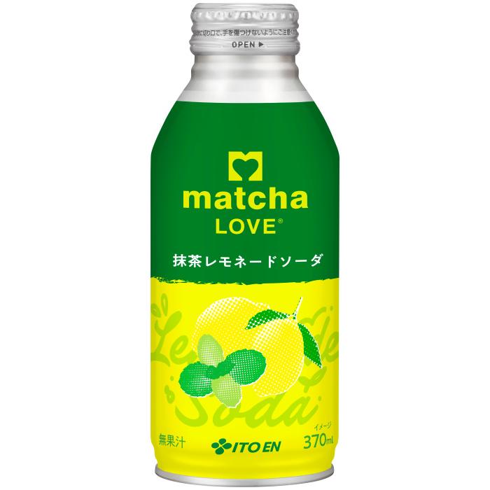 伊藤園（ITO EN） matcha LOVE 抹茶レモネードソーダ 370ml ボトル缶