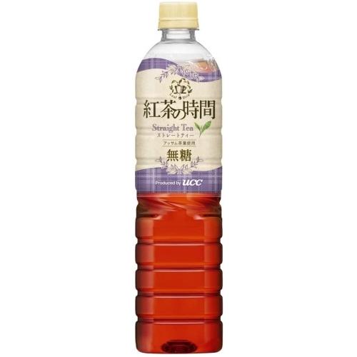 紅茶の時間 UCC ストレートティー 無糖 900ml ペットボトル 24本