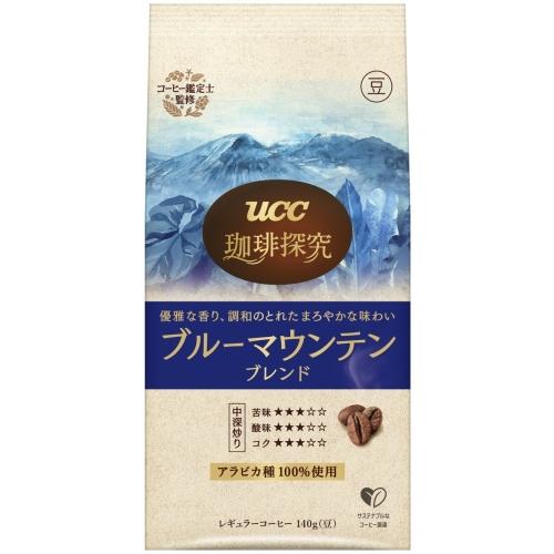 UCC 珈琲探究 炒り豆 ブルーマウンテンブレンド 豆 140g 6袋入