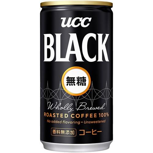 UCC ブラック無糖 185g 缶 90本 (30本入×3 まとめ買い) : いわゆる