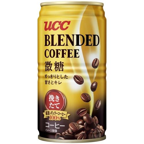 UCC ブレンドコーヒー 微糖 185g 缶 60本 (30本入×2 まとめ買い) 缶 