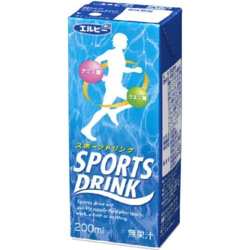 エルビー スポーツドリンク 200ml 紙パック 96本 (24本入×4 まとめ買い