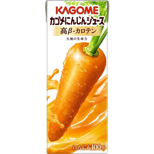 カゴメ にんじんジュース 高β-カロテン 200ml 紙パック 48本 (24本入×2 まとめ買い) 野菜ジュース キャロットジュース｜softdrink｜02