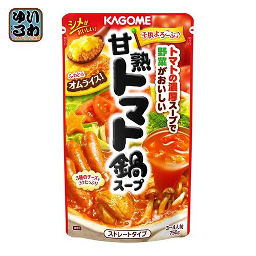 KAGOME（カゴメ） 甘熟トマト鍋スープ 750g 12個入 : いわゆるソフト