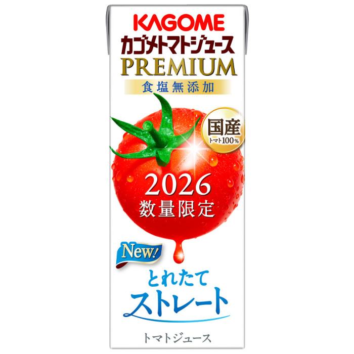 カゴメ　トマトジュース　プレミアム　30本 KAGOME（カゴメ） トマトジュース プレミアム 2026 食塩無添加 195ml