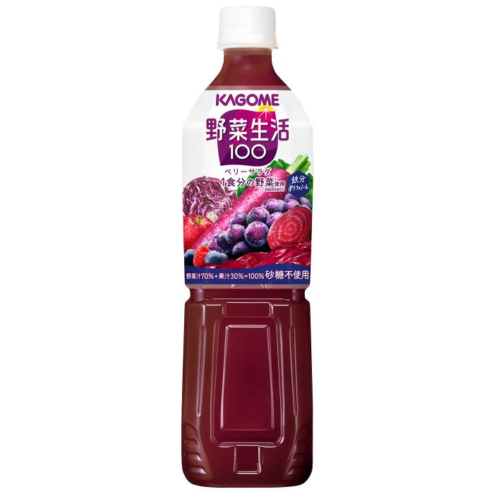 KAGOME（カゴメ） 野菜生活100 ベリーサラダ 720ml ペットボトル 15本