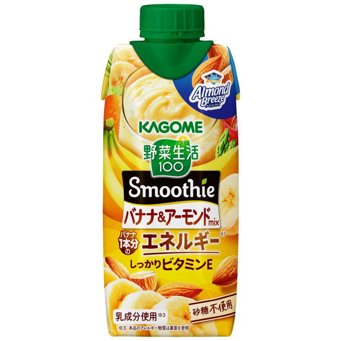 野菜生活100 カゴメ スムージー バナナ&アーモンドミックス 330ml 紙