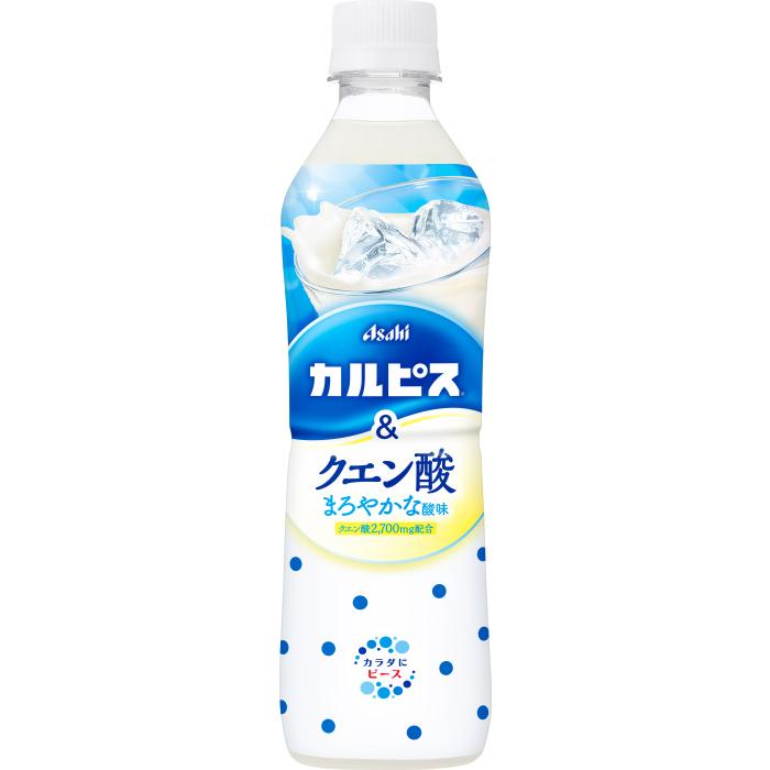 カルピス アサヒ カルピス&クエン酸 490ml ペットボトル 24本入 乳性