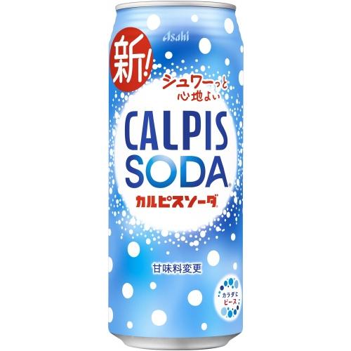 アサヒ カルピス カルピスソーダ 500ml 缶 24本入 乳性炭酸飲料 炭酸