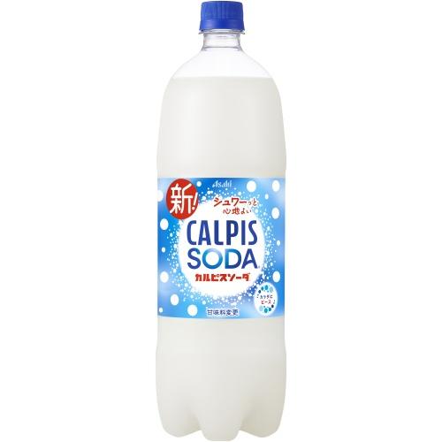 アサヒ カルピス カルピスソーダ 1.5L ペットボトル 16本 (8本入×2