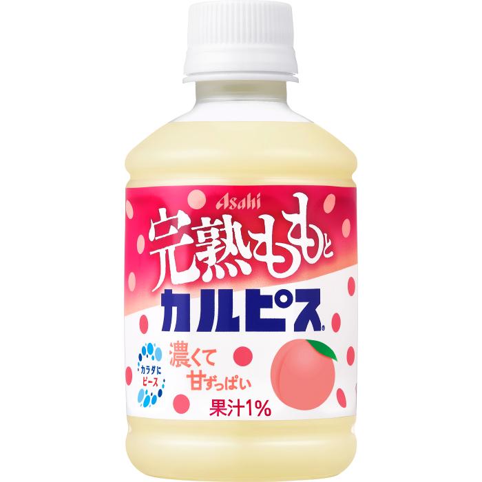 カルピス カルピス アサヒ 完熟ももとカルピス 280ml ペットボトル 48本 (24本入