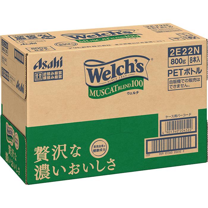 Welch's アサヒ ウェルチ マスカットブレンド100 800g ペットボトル 16