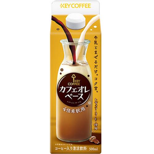 キーコーヒー カフェオレベース 希釈用 500ml 紙パック 18本 6本入 3 まとめ買い コーヒー いわゆるソフトドリンクのお店 通販 Paypayモール