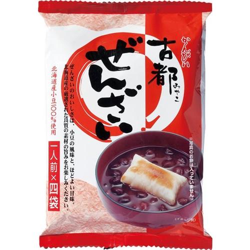 カンピー 古都ぜんざい 140g×4食 24袋 (12袋入×2 まとめ買い)の画像
