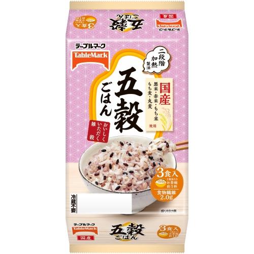 テーブルマーク 五穀ごはん 150g 3食セット×16袋 (8袋入×2 まとめ買い