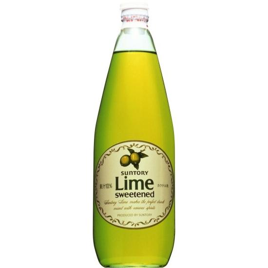 SUNTORY（サントリー） ライム 780ml 瓶 12本入 : いわゆるソフト