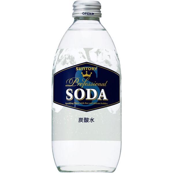 SUNTORY（サントリー） 〔ストアポイント+4%！〕 ソーダ 350ml 瓶 24本
