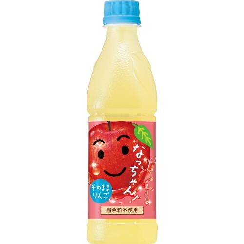 なっちゃん サントリー りんご (冷凍兼用) 425ml ペットボトル 48本