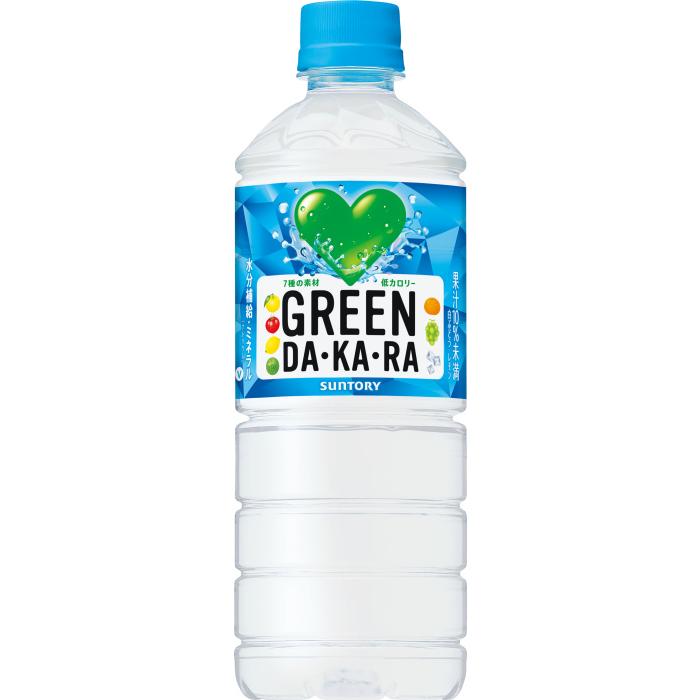 GREEN DA・KA・RA サントリー グリーンダカラ VD用 600ml ペットボトル