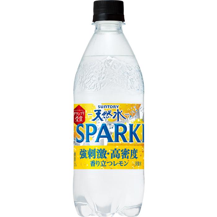 サントリー天然水 サントリー 天然水 スパークリング レモン 500ml