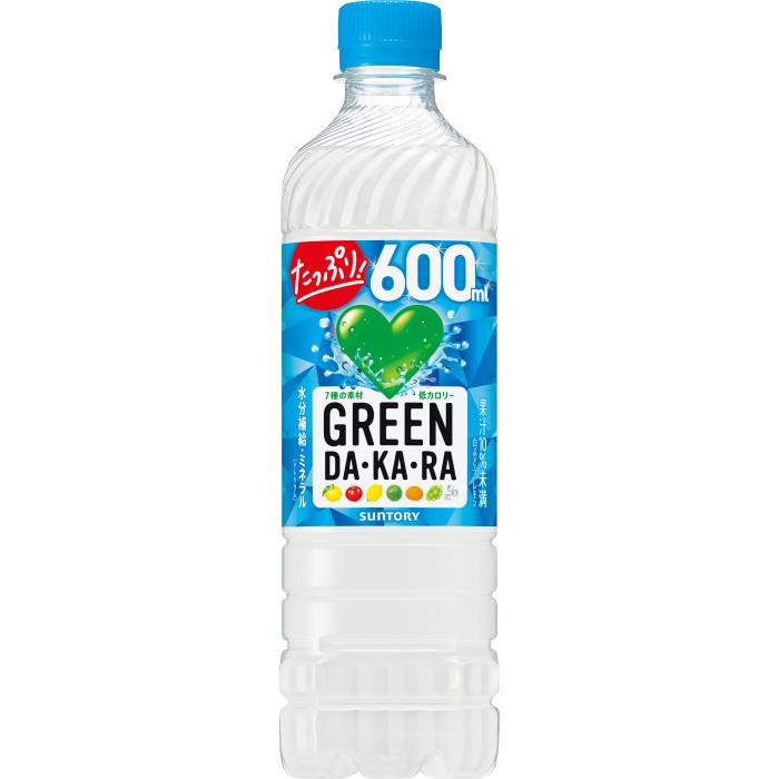 GREEN DA・KA・RA サントリー グリーンダカラ 冷凍兼用 600ml ペット