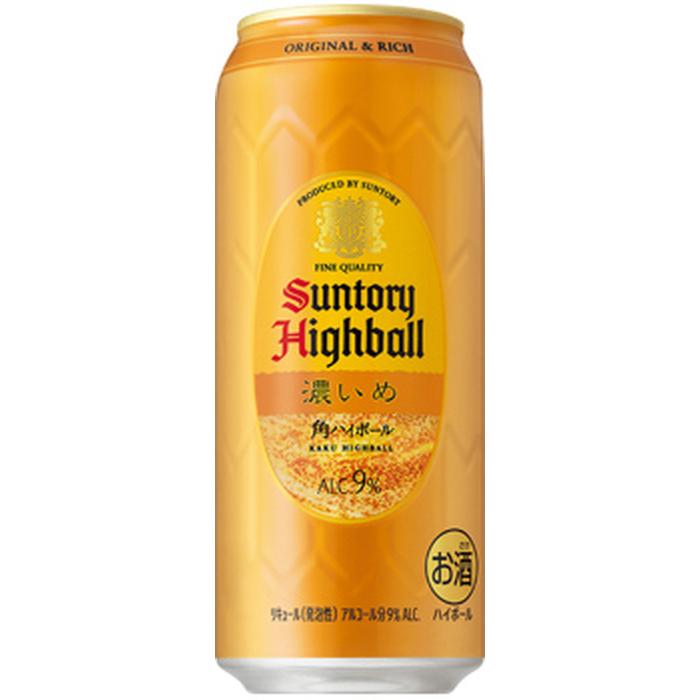 サントリー 角ハイボール 濃いめ 500ml 缶 24本入 ハイボール