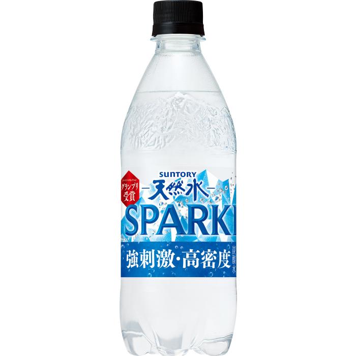 SUNTORY（サントリー） 天然水 スパークリング 500ml ペットボトル 48