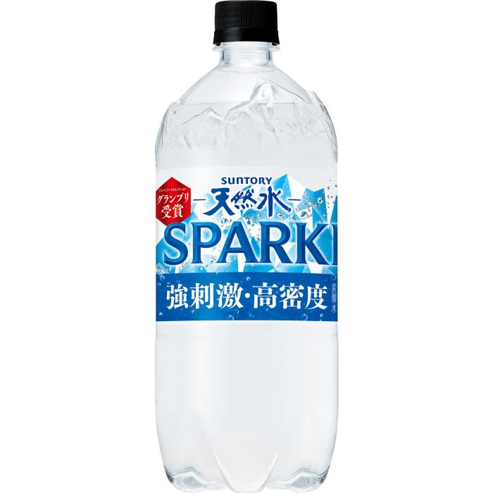 SUNTORY（サントリー） 天然水 スパークリング 1050ml ペットボトル 24
