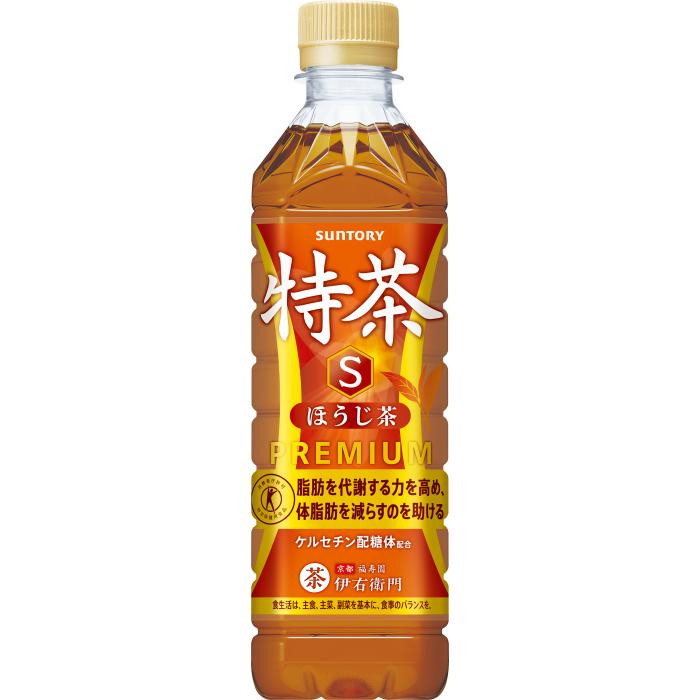 特茶 〔ポケモンエコバッグ付〕 サントリー 伊右衛門 ほうじ茶 s 500ml